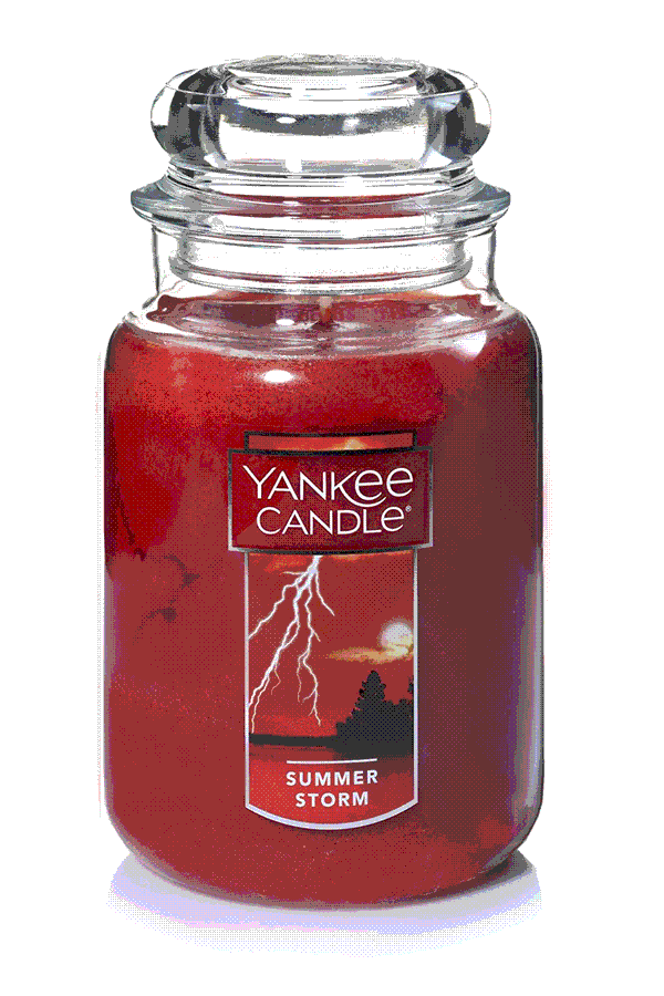 A Summer Storm scented candle.