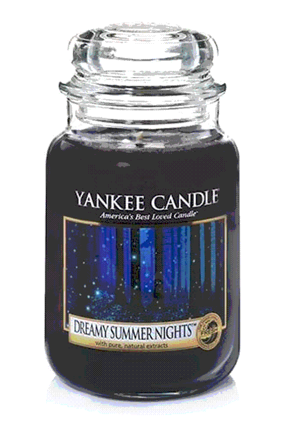 A Dreamy Summer Nights scented candle.