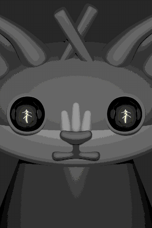 Acorn was looking up at the sky. A bolt of lightning was reflecting in his eyes.