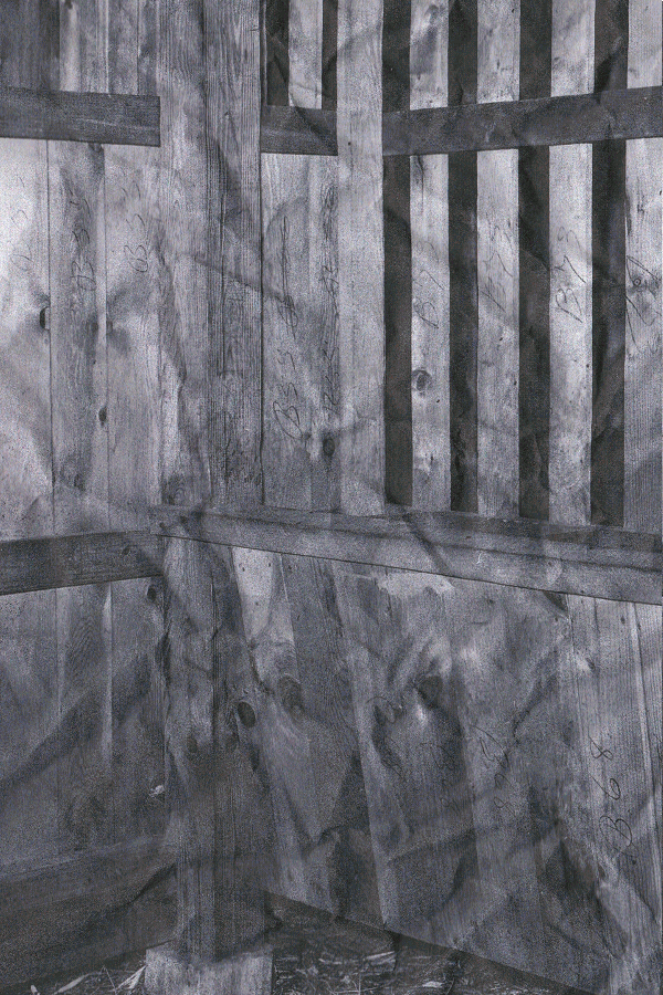 The outside of a barn.