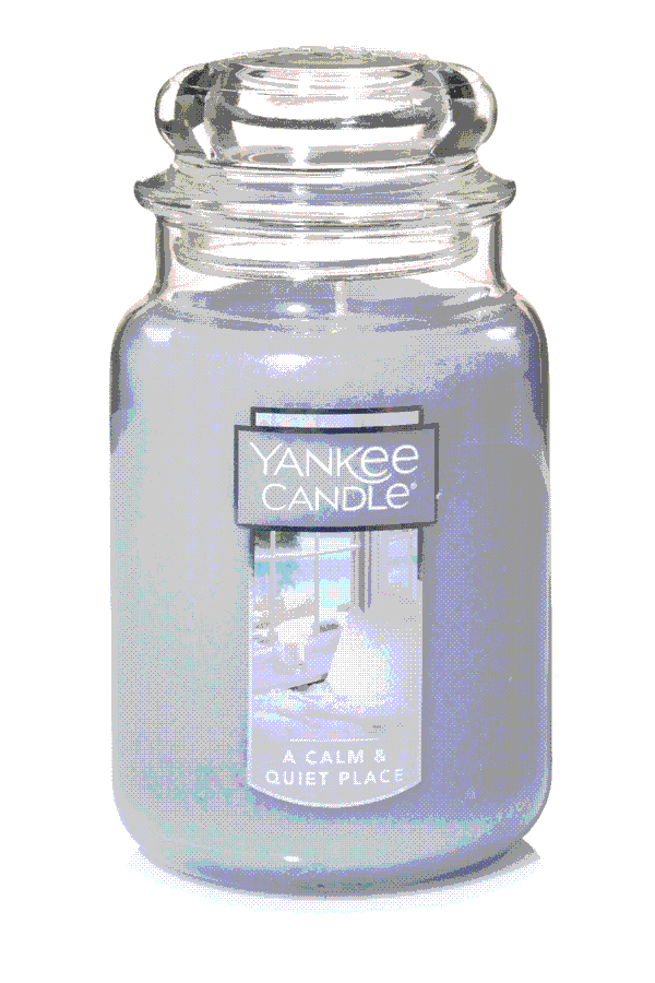 A Calm and Quiet Place scented candle. No, these names don’t make any sense.